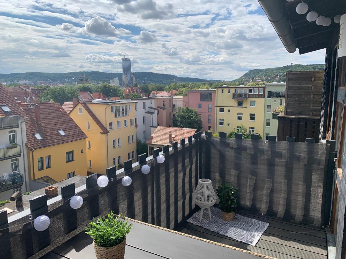 Apartment Skyline Of Jena, Luxurioes, Einzigartig, Free Wifi, Parkplatz, Klimatisiert, Zentral Eksteriør billede