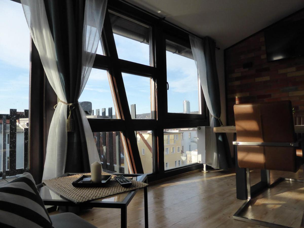 Apartment Skyline Of Jena, Luxurioes, Einzigartig, Free Wifi, Parkplatz, Klimatisiert, Zentral Eksteriør billede